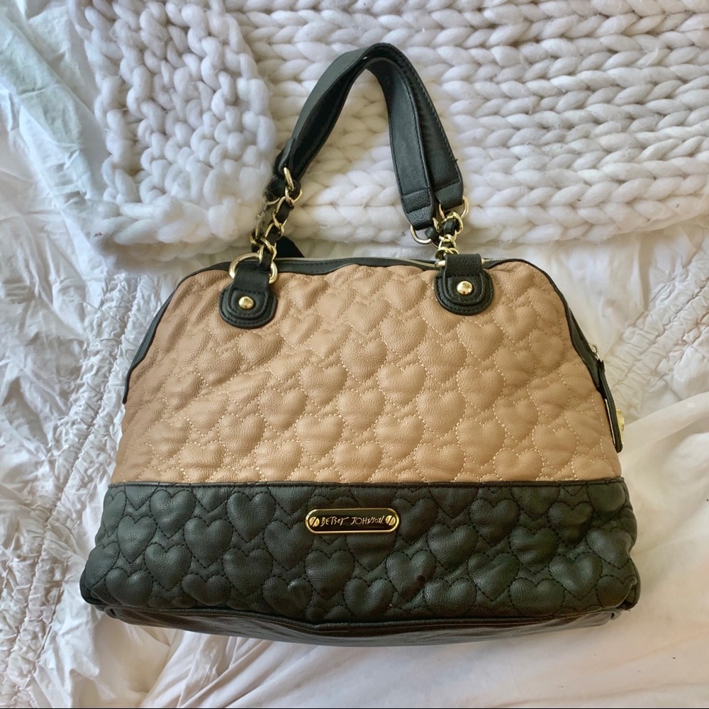 Large BETSEY JOHNSON Colorblock Purse Handbag